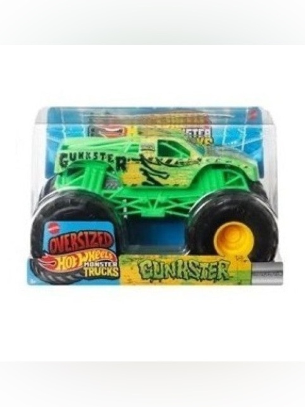 NIB Hot Wheels Monster Trucks Gunkster Oversized 1:24 Scale